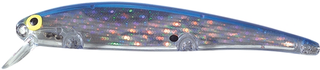 Picture of Bomber Jointed Long A Minnow Jerkbait 4 1/2", 5/8Oz, Silver Prism/Blue Back, Floating