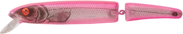 Picture of Bomber Jointed Magnum Long A Minnow, 7", 1 7/8 Oz, Silver Flash/Pinkback