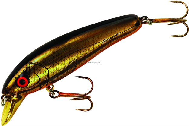 Picture of Bomber Long A, 2 1/2, 1/4 Oz, Gold Chrome Orange Belly