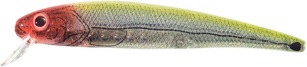 Picture of Bomber Long A Minnow Jerkbait, 3 1/2", 3/8 Oz, Clown Flash