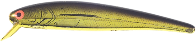 Picture of Bomber Long A Minnow Jerkbait, 3 1/2", 3/8 Oz, Gold Chrome