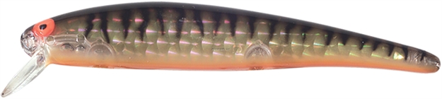 Picture of Bomber Long A Minnow Jerkbait, 3 1/2", 3/8 Oz, Gold/Prism/Blackback/Bars