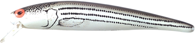 Picture of Bomber Long A Minnow Jerkbait, 4 1/2", 1/2 Oz, Baby Striper