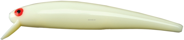 Picture of Bomber Long A Minnow Jerkbait 4 1/2", 1/2 Oz, Bone/Redeye