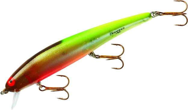 Picture of Bomber Long A Minnow Jerkbait 4 1/2", 1/2 Oz, Choc Crush