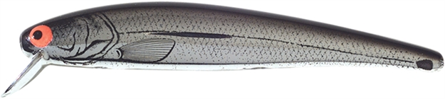 Picture of Bomber Long A Minnow Jerkbait, 4 1/2", 1/2 Oz, Chrome/Black