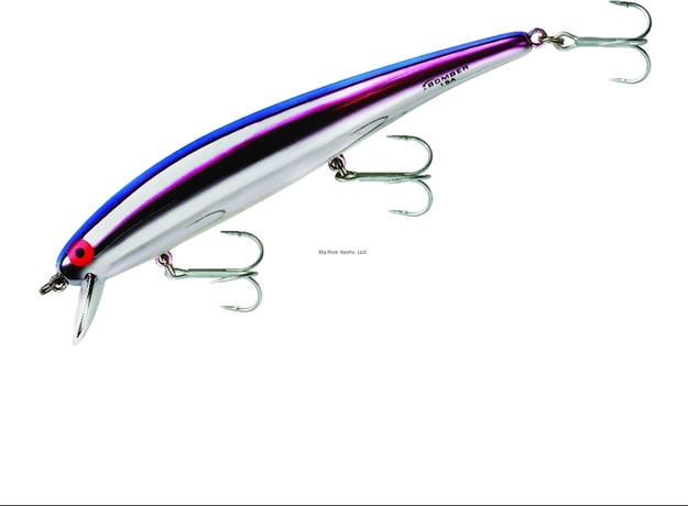 Picture of Bomber Long A Minnow Jerkbait, 4 1/2", 1/2 Oz, Chrome/Blue/Pink/White