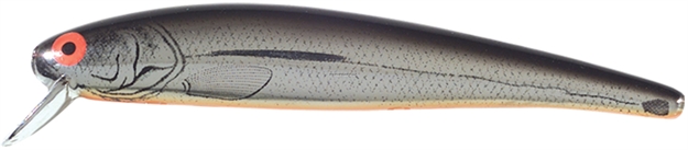 Picture of Bomber Long A Minnow Jerkbait, 4 1/2", 1/2 Oz, Chromeom/Black/Orange