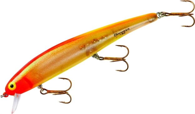 Picture of Bomber Long A Minnow Jerkbait 4 1/2", 1/2 Oz, Orange Crush