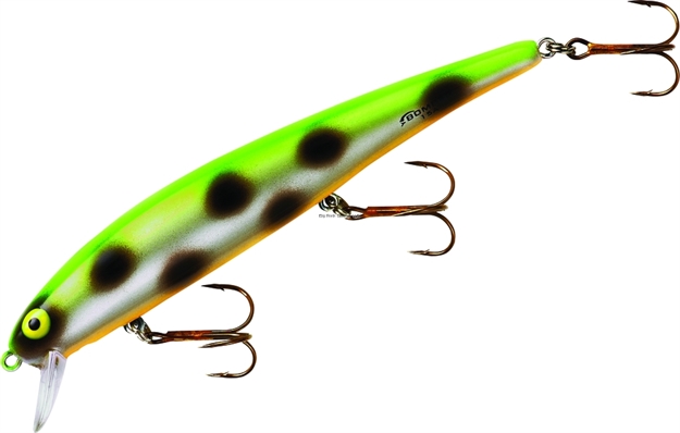 Picture of Bomber Long A Minnow Jerkbait 4 1/2", 1/2 Oz, Pearl/Green Back- Orange BL