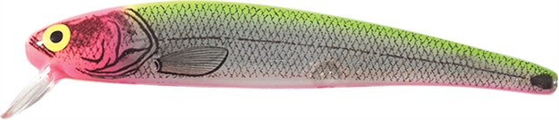 Picture of Bomber Long A Minnow Jerkbait, 4 1/2", 1/2 Oz, Silver/Pink/Chartreuse