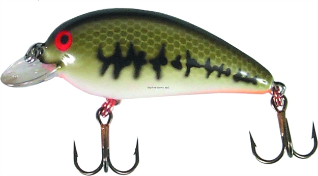 Picture of Bomber Model A Crankbait, 2 1/8", 1/4 Oz, Baby Bass/Orange Belly, Floating