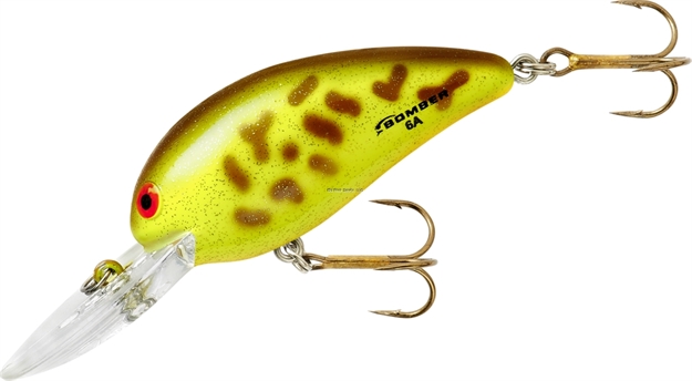 Picture of Bomber Model A Crankbait,2 1/8",3/8Oz,Brown Tiger, Floating