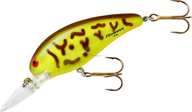 Picture of Bomber Model A Crankbait,2 5/8",1/2Oz,Brown Tiger, Floating