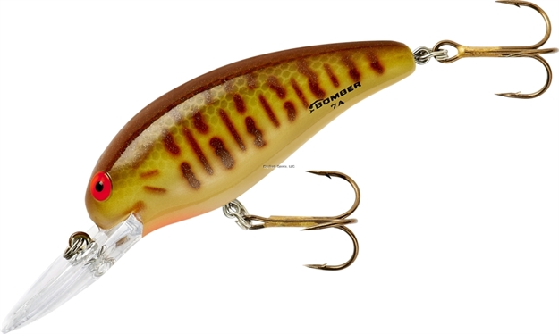 Picture of Bomber Model A Crankbait,2 5/8",1/2Oz,Green Smallmouth Bass, Floating