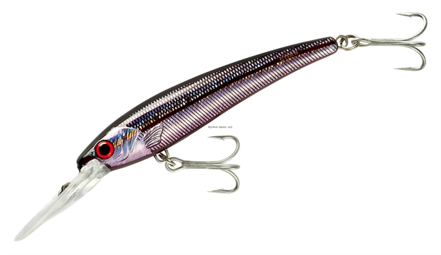 Picture of Bomber Saltwater Grade Certified Depth Trolling Plug, 6, 2 Oz, 25 Ft, Purple Crush, Floating