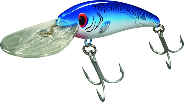 Picture of Bomber Saltwater Grade Certified Depth Trolling Plug, 8", 4 Oz, 30 Ft, Bonita, Floating