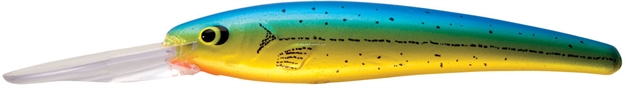 Picture of Bomber Saltwater Grade Certified Depth Trolling Plug, 8", 4 Oz, 30 Ft, Dances Holo Dorado, Floating