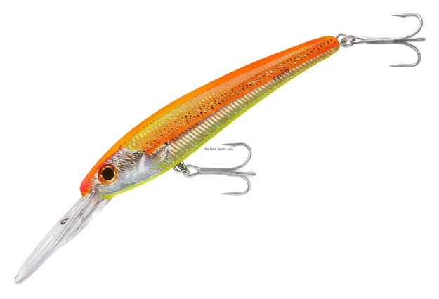 Picture of Bomber Saltwater Grade Certified Depth Trolling Plug, 8", 4 Oz, 30 Ft, Sunrise, Floating