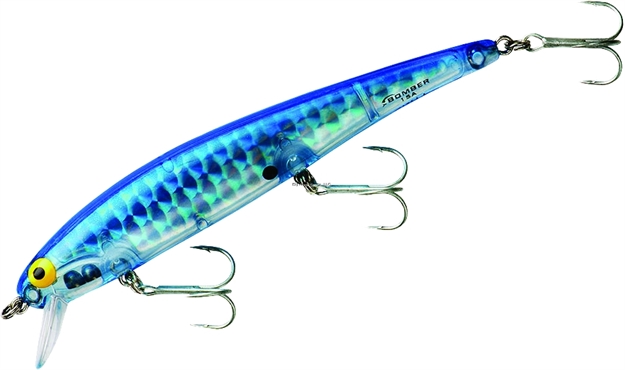 Picture of Bomber Suspending Pro Long A Jerkbait 4 1/2", 1/2 Oz, Silver Prism/Blue Back, Suspending