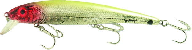 Picture of Bomber Suspending Pro Long A Jerkbait, 4 5/8", 9/16 Oz, Clown Flash, Suspending