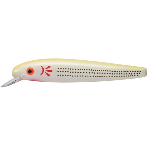 Picture of Bomber Wind-Cheater Minnow, 4 1/2", 3/4 Oz, Pearl/Yellow