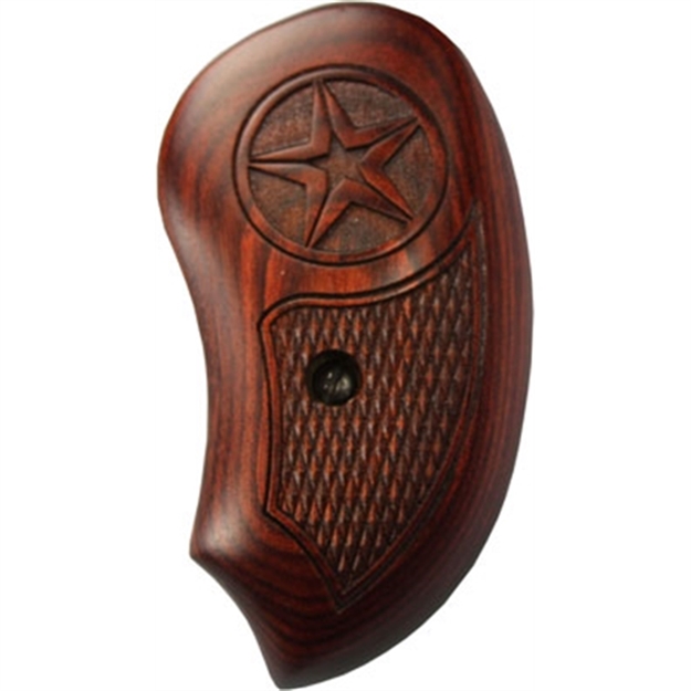 Picture of Bond Arms Arms Grip Extended Lam. Rosewood/Grey W/Laser Star BAERWLS