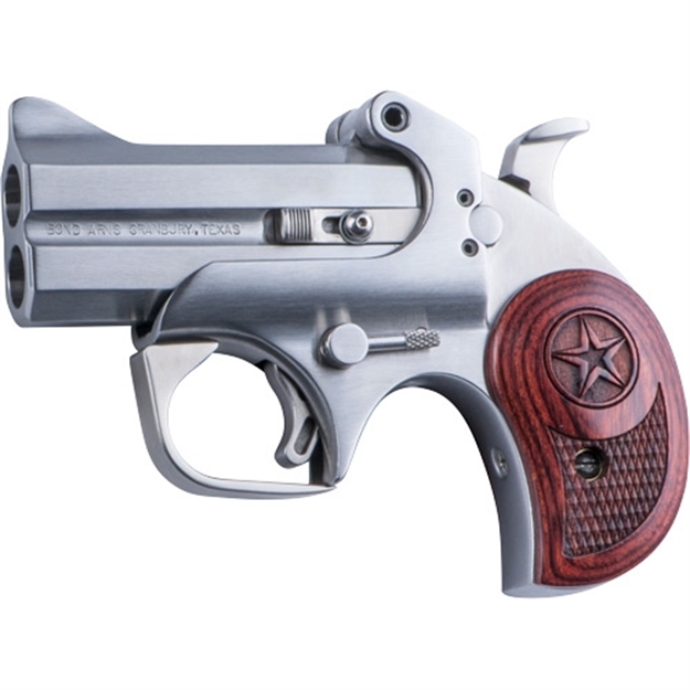 Picture of Bond Arms Batd Texas Original 357 Mag/38 SP 2Rd 3" Barrel, Stainless Metal Finish, Rosewood Grip, Blade Front/Fixed Rear Sights, Manual Safety BATD357MAG