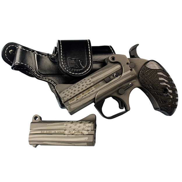 Picture of Bond Arms Cerakote Old Glory 45/410 3.5 Leather Hols
