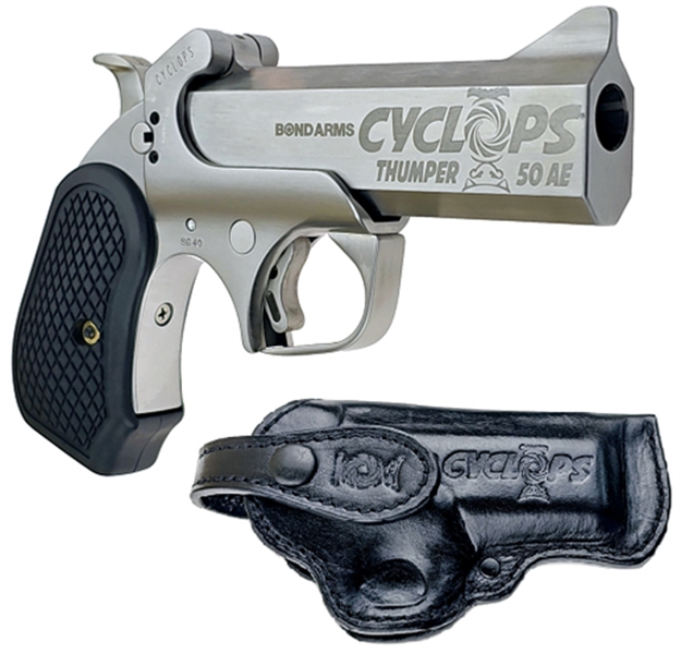 Picture of Bond Arms Arms Cyclops 50Ae SS 4.25" B6 Extended Grip BACYP-50AE