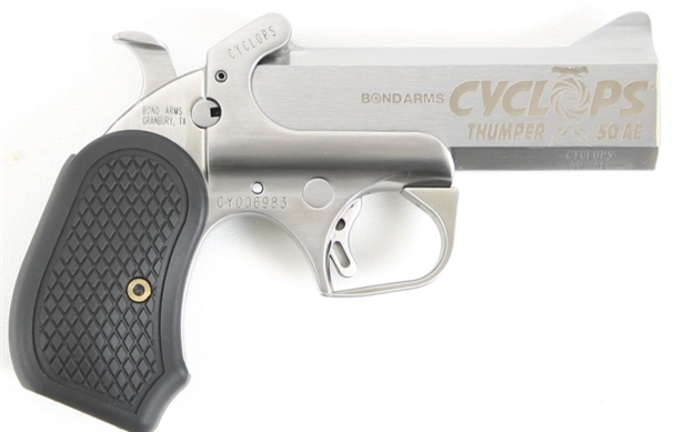 Picture of Bond Arms Arms Cyclops 50Ae SS 4.25" B6 Extended Grip BACYP-50AE 855959009600
