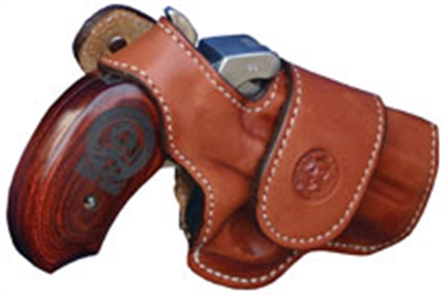 Picture of Bond Arms Arms Driving Holster RH Thumbsnap Leather Tan BAH-DT-350-TNRBT 855959001666