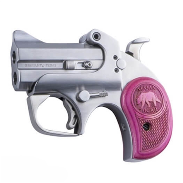 Picture of Bond Arms Mama Bear, 38/357, 2.5" Barrel With Pink Bear Grips BAMB