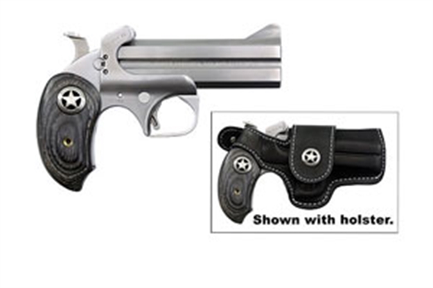 Picture of Bond Arms Barii Ranger II  38 Special,357 Mag 4.25" 2Rd Stainless Barrel/Frame Black Ash Grips With Integrated Star Inlay BARII357/38