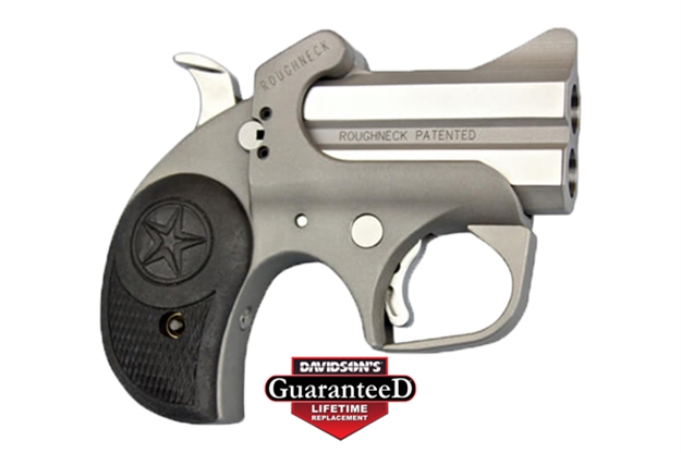 Picture of Bond Arms Barn Roughneck  45 Acp 2 Shot 2.50" Rough Matte Stainless Steel Barrel & Frame, Black Rubber Grips BARN-45ACP