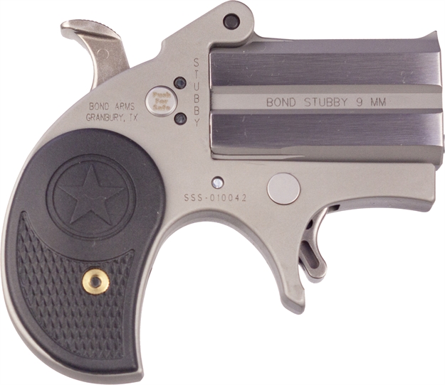 Picture of Bond Arms Bastb9mm Luger 2Rd Shot 2.20" Matte Stainless Steel Frame,  Black Textured Polymer Grips BASTB-9MM 855959002410