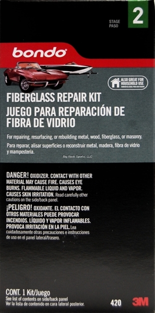 Picture of Bondo Fiberglass Repair Kit