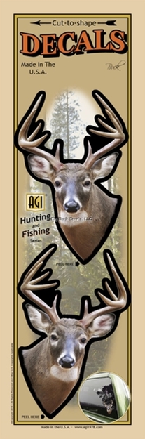 Picture of Bones Outdoors Profile Decal, 4.5" X 11", Front Facing Buck