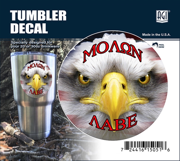 Picture of Bones "Eagle Face" Tumbler Decal
