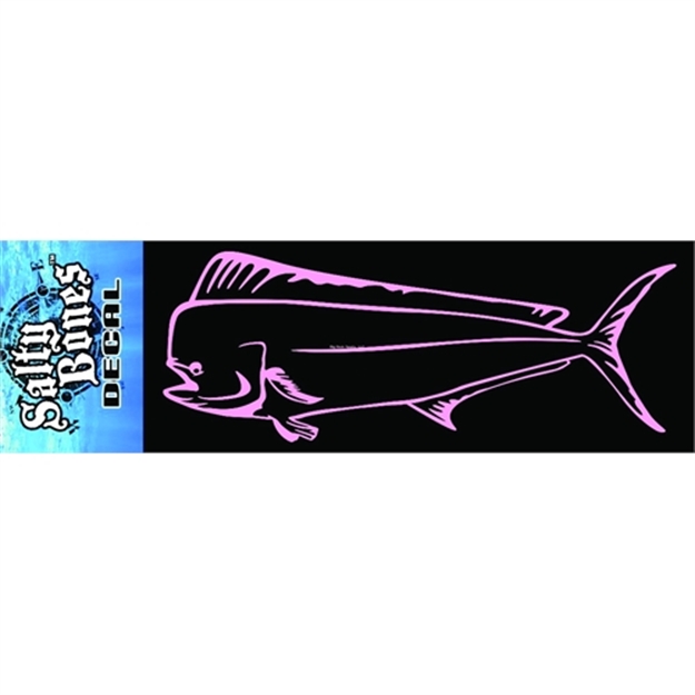 Picture of Bones Mahi Plotted Decal, Pink Outline