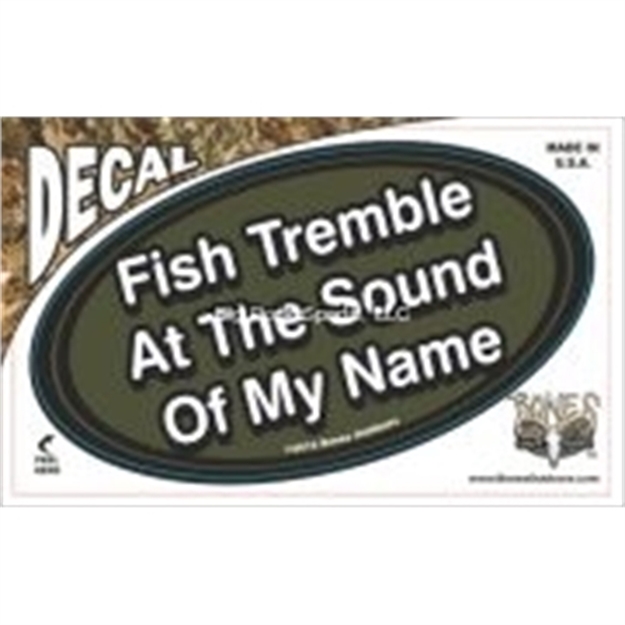 Picture of Bones Oval Decal, Fishing Tremble