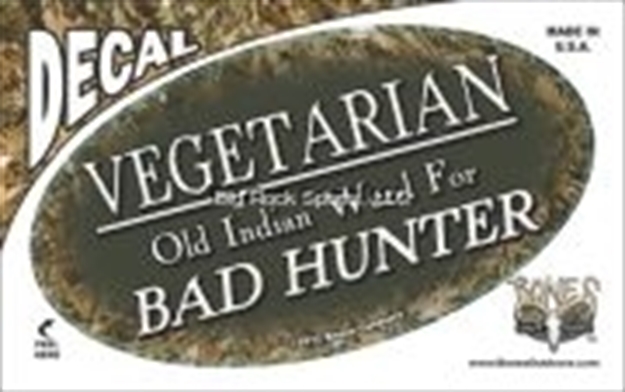 Picture of Bones Oval Decal, Vegetarian