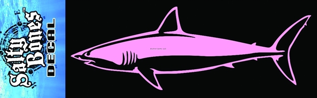 Picture of Bones Shark Plotted Decal, Pink Transfer
