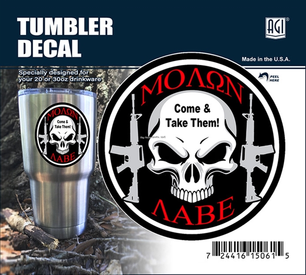 Picture of Bones "Skull" Tumbler Decal