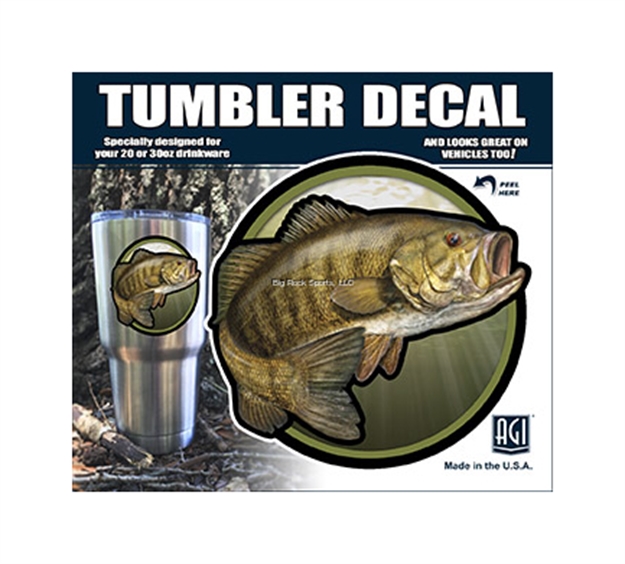 Picture of Bones Smallmouth Bass Tumbler Decal