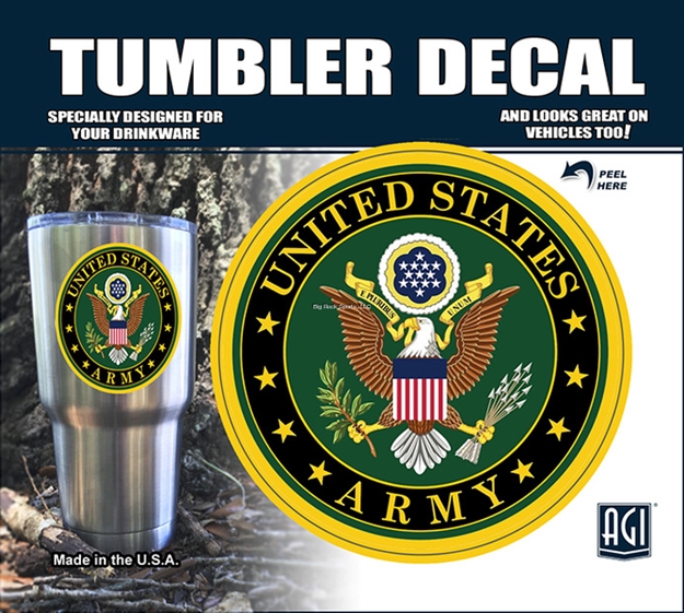 Picture of Bones US Army Emblem Tumbler Decal