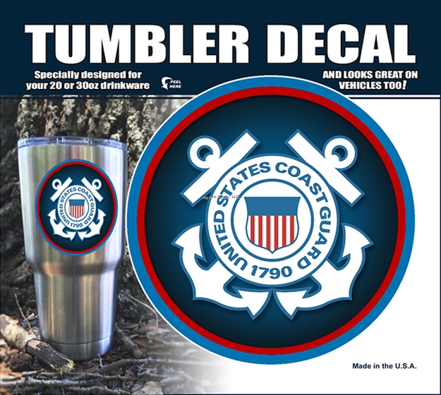 Picture of Bones US Coast Guard Blue Tumbler Decal
