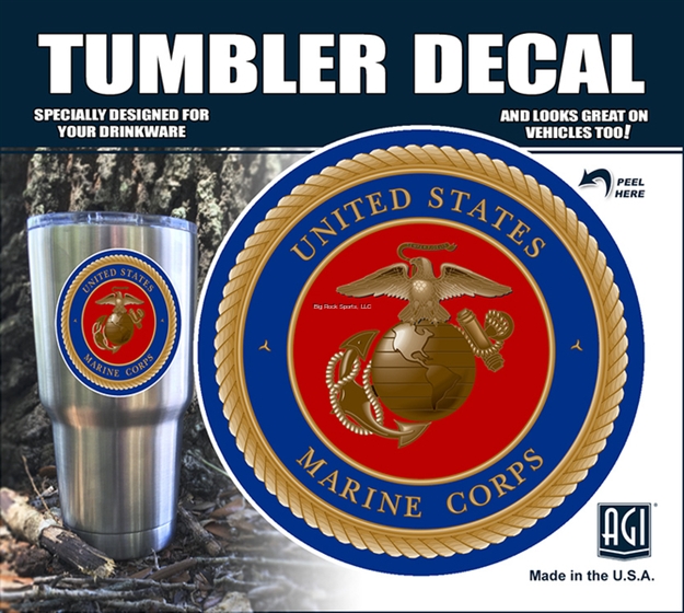 Picture of Bones US Marine Corps Emblem Tumbler Decal