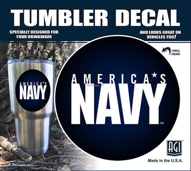Picture of Bones US Navy Logo Tumbler Decal