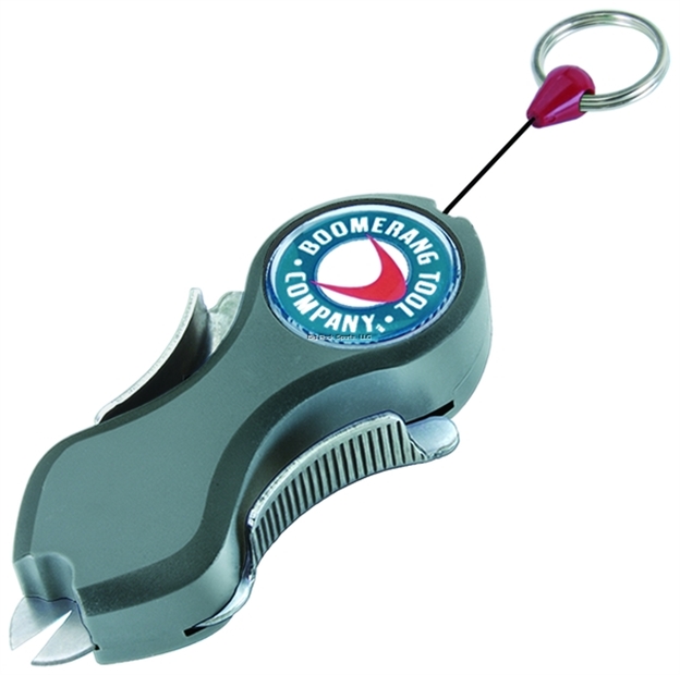 Picture of Boomerang Original Fishing Snip Retractable Braid, Mono & Fluorocarbon Cutters, Grey